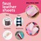 Incraftables Glitter Faux Leather Sheets for Crafts 20 Pieces. Assorted Faux Leather Sheets for Cricut (8.3&#x201D;x11&#x201D;). Best Fauxs Leather Sheets for Earrings &#x26; Arts. PU Leather Fabric for Adults &#x26; Kids